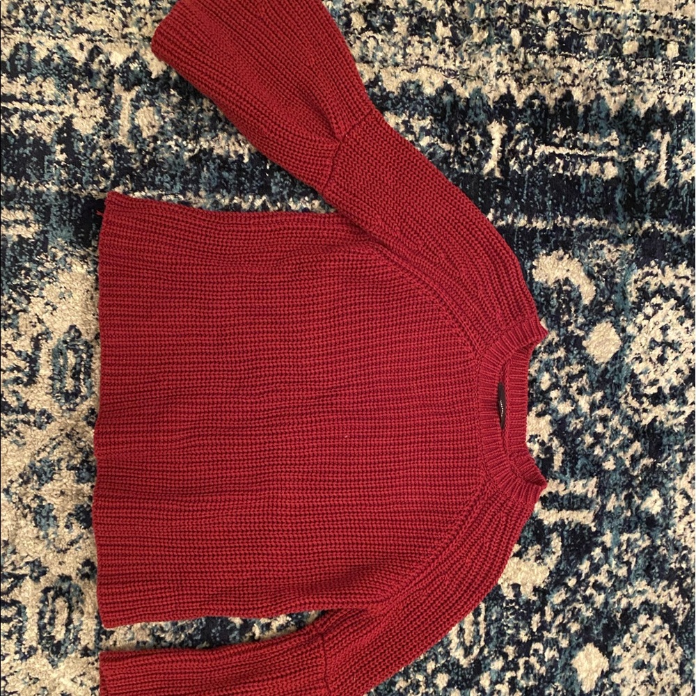 Red sweater